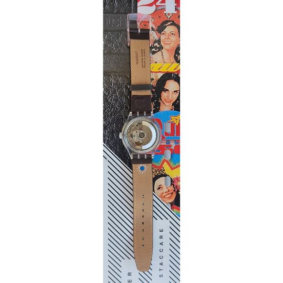 Swatch watch CHARDON SAP101 1995 Automatic Swiss Made 23 Jewels New Old Stock - Picture 7 of 10